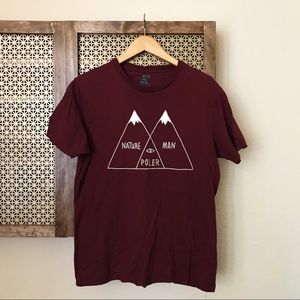 Maroon Poler T-shirt